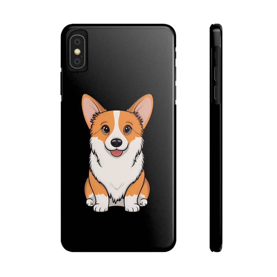 Cute Corgi Slim iPhone Case | Corgi Gift iPhone Case
