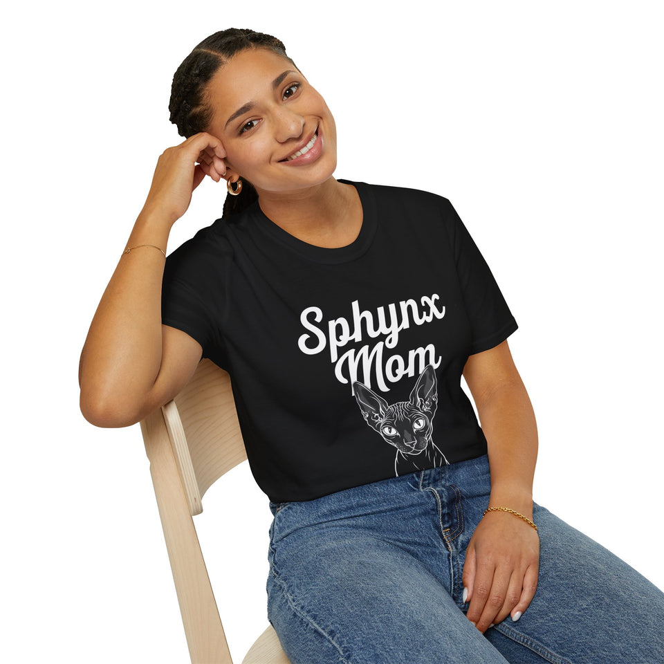 Sphynx Mom Shirt | Cute Sphynx Cat Gift | Unisex Sphynx Cat Present T Shirt
