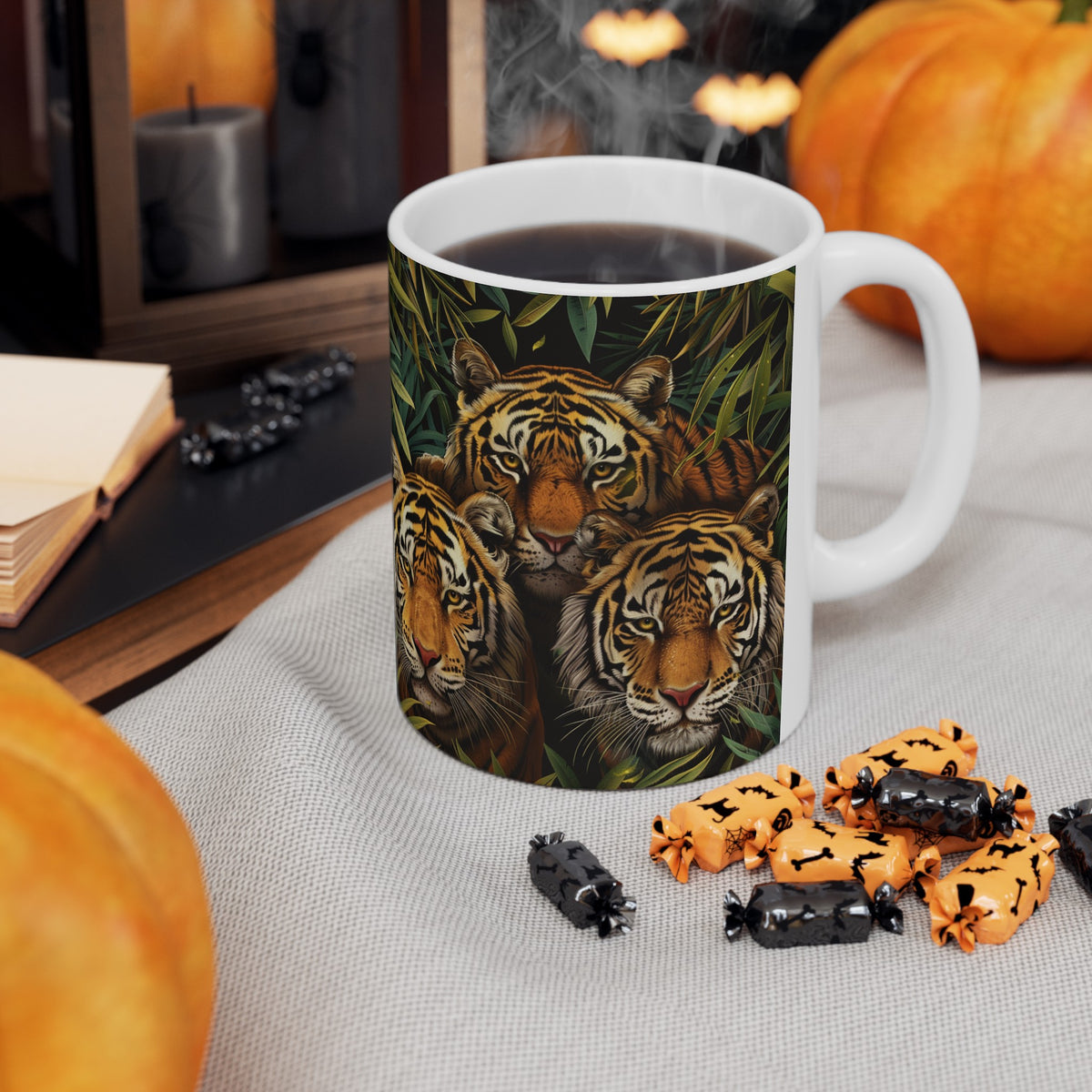 Tiger Mug Group | Tiger Coffee Mug | Cute Tiger Gift | Tiger Presents | Tiger Mug 2 11oz
