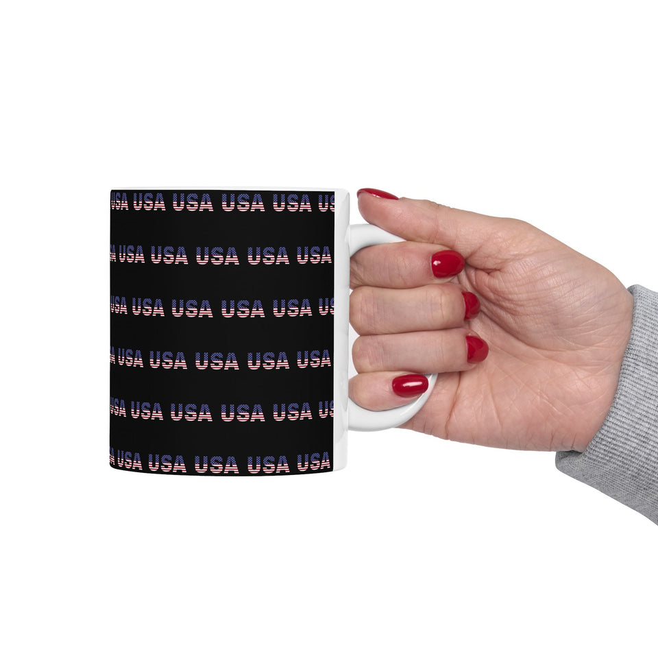 USA Flag Mug | USA Gifts | USA Flag Coffee Mug 11oz