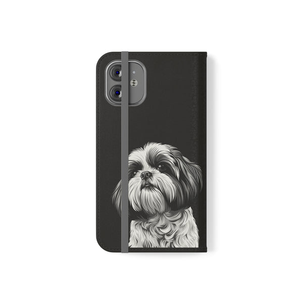 Shih Tzu Phone Case | Shih Tzu Wallet Phone Case | IPhone & Samsung Galaxy Shih Tzu Flip Cases