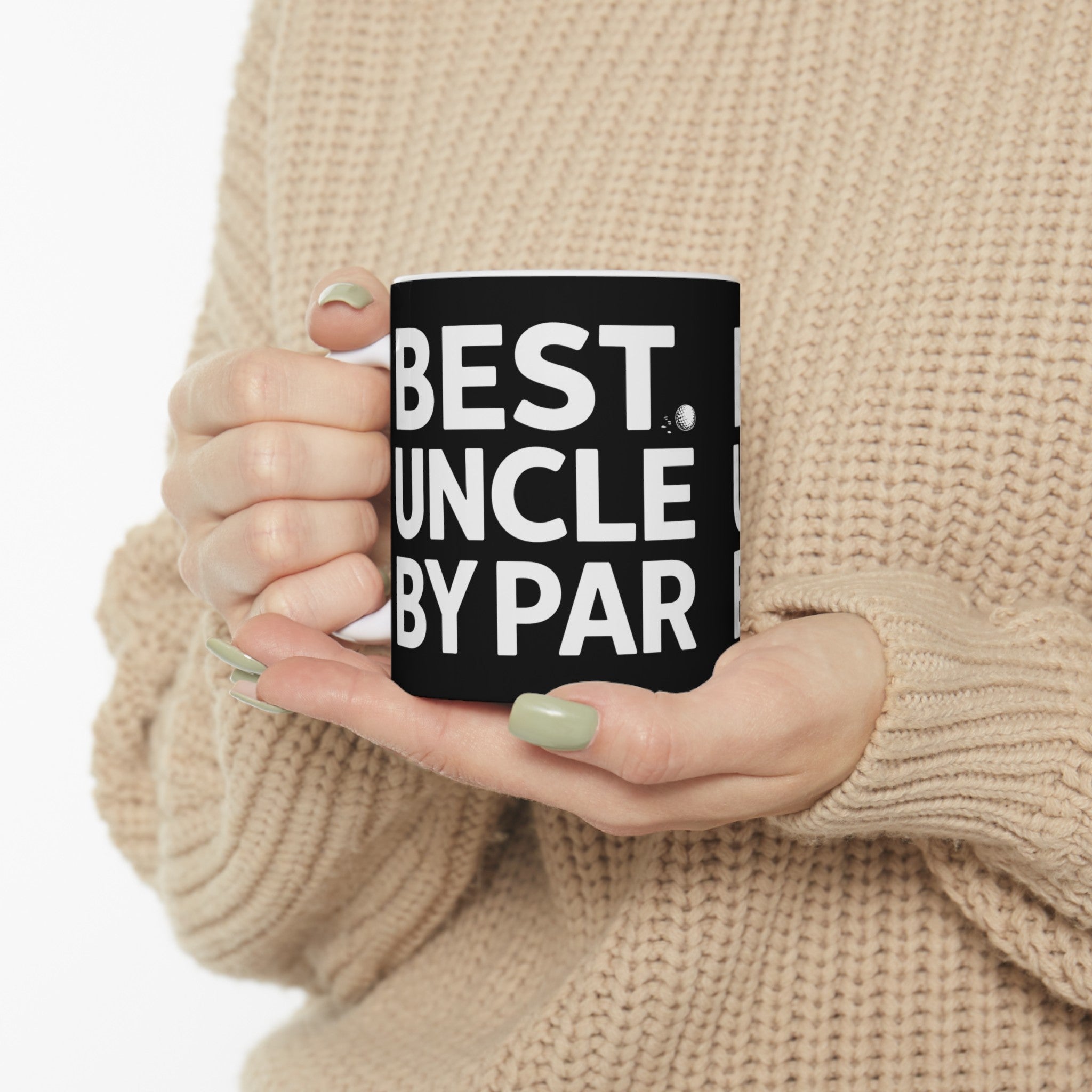 Best Uncle By Par Funny Golf Mug | Golf Gift | Uncle Merchandise | WUncle Birthday Gifts | Uncle Presents Golf Ceramic Mug 11oz 2
