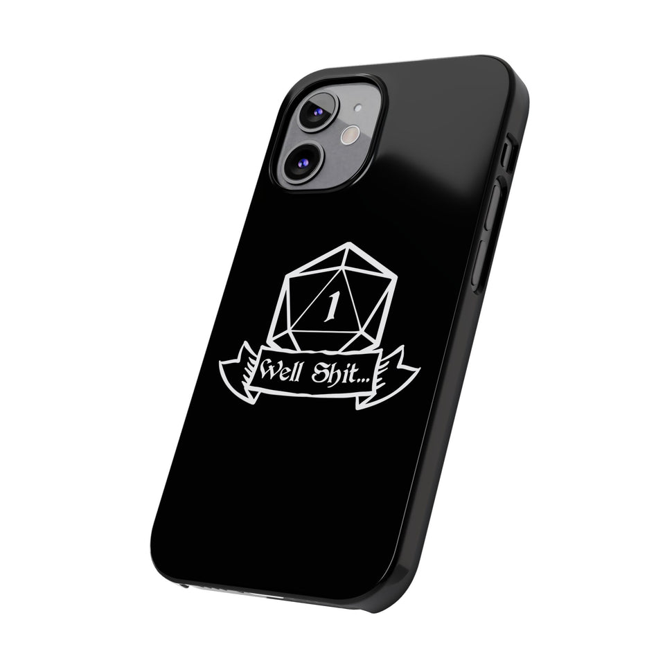 Premium Well Shit RPG iPhone Case | Fantasy Role Playing Game Gifts Slim Phone Cases