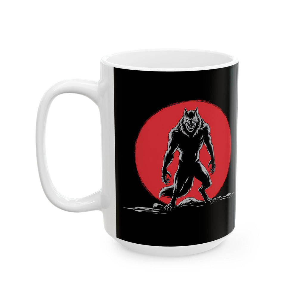 Werewolf Red Moon Mug