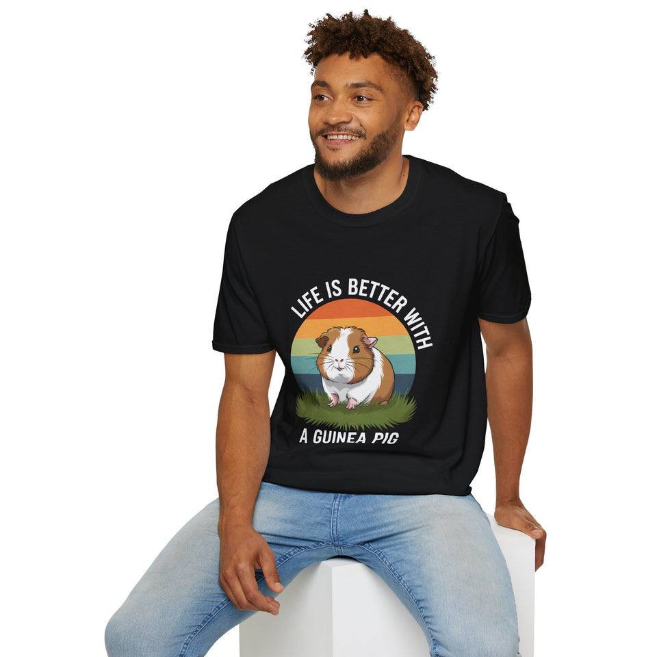 Guinea Pig T-Shirt - Life Is Better With A Guinea Pig Shirt