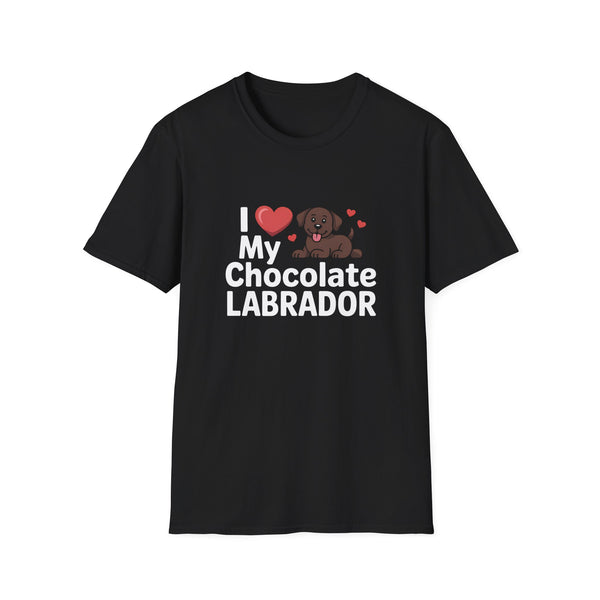 I Love My Chocolate Labrador T-Shirt - Chocolate Labrador Shirt
