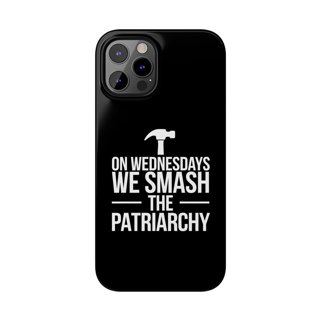 Premium On Wednesdays We Smash The Patriarchy iPhone Case | Feminist Gifts Slim Phone Cases