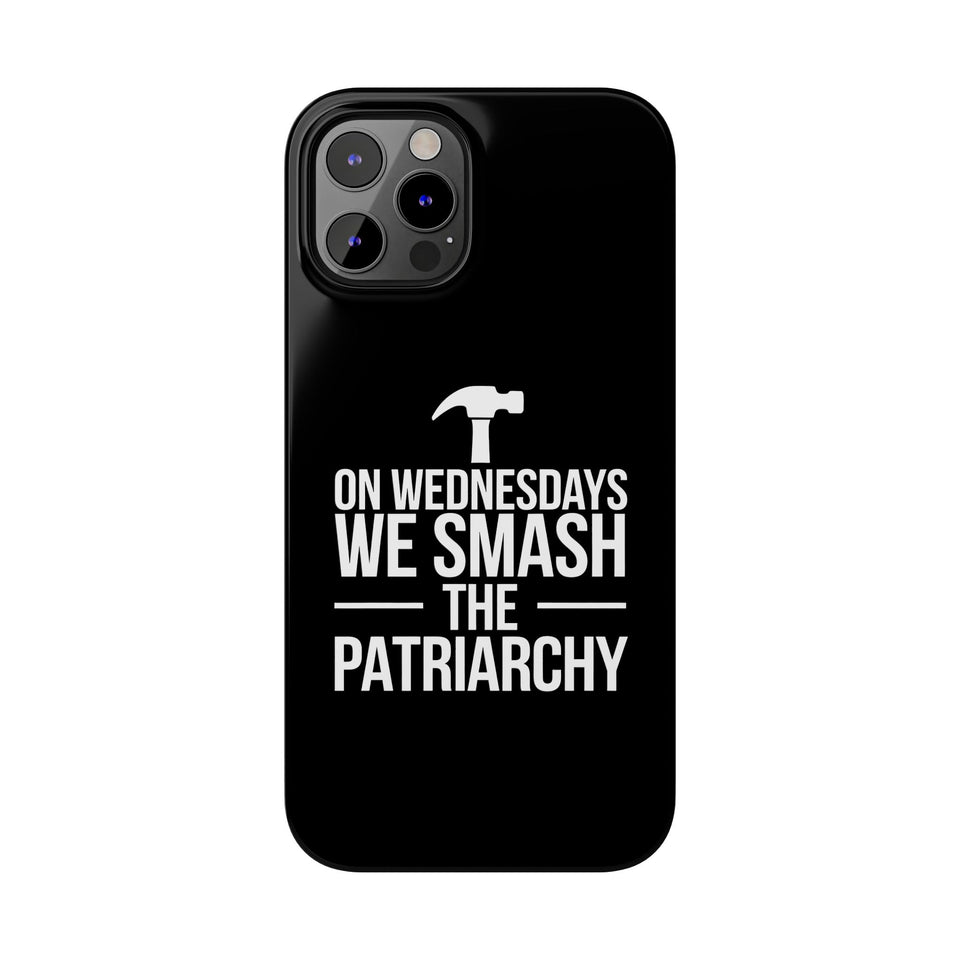 Premium On Wednesdays We Smash The Patriarchy iPhone Case | Feminist Gifts Slim Phone Cases