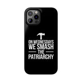 Premium On Wednesdays We Smash The Patriarchy iPhone Case | Feminist Gifts Slim Phone Cases Premium On Wednesdays We Smash The Patriarchy iPhone Case | Feminist Gifts Slim Phone Cases