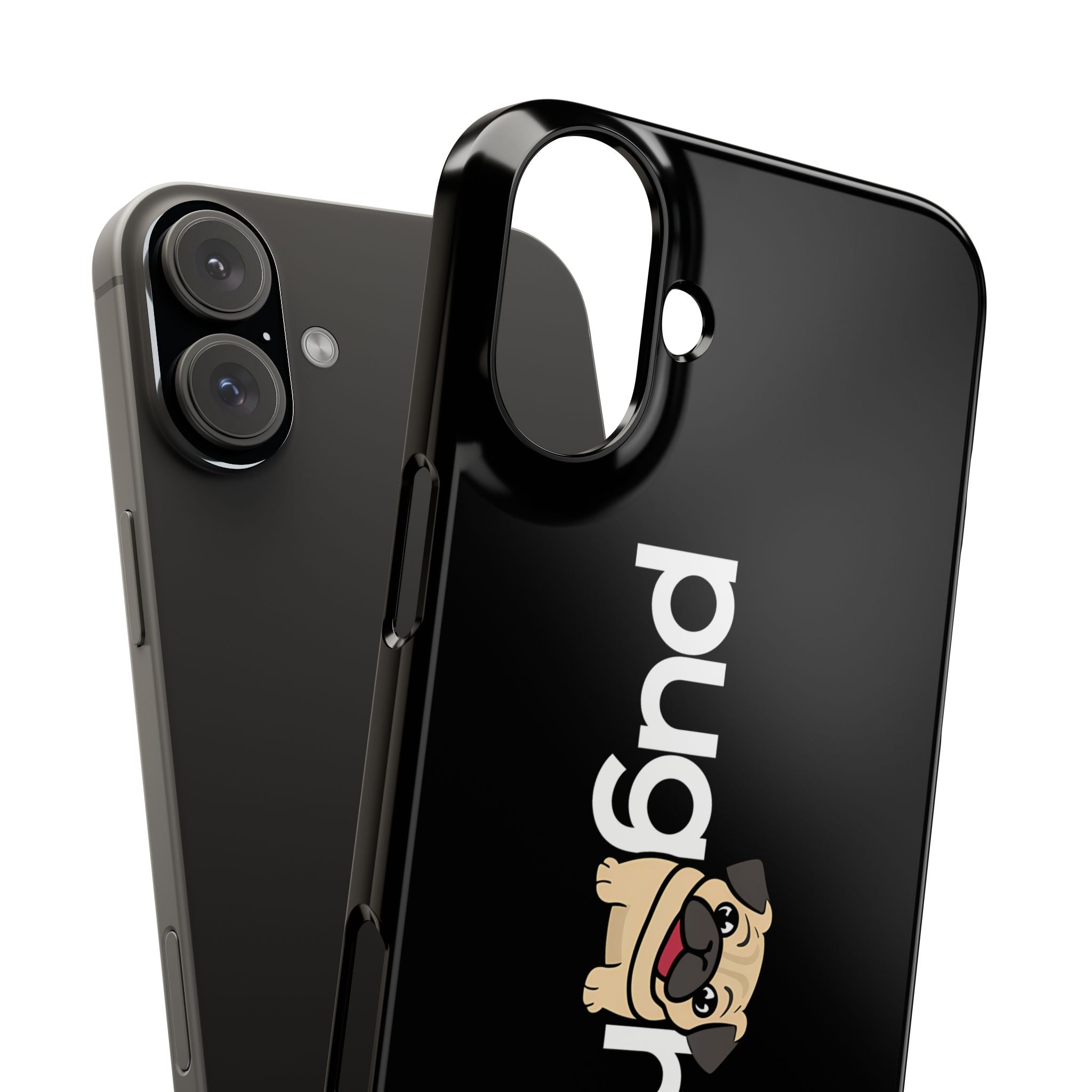 Premium Pugaholic Pug iPhone Case | Cute Pug Gifts Slim Phone Cases