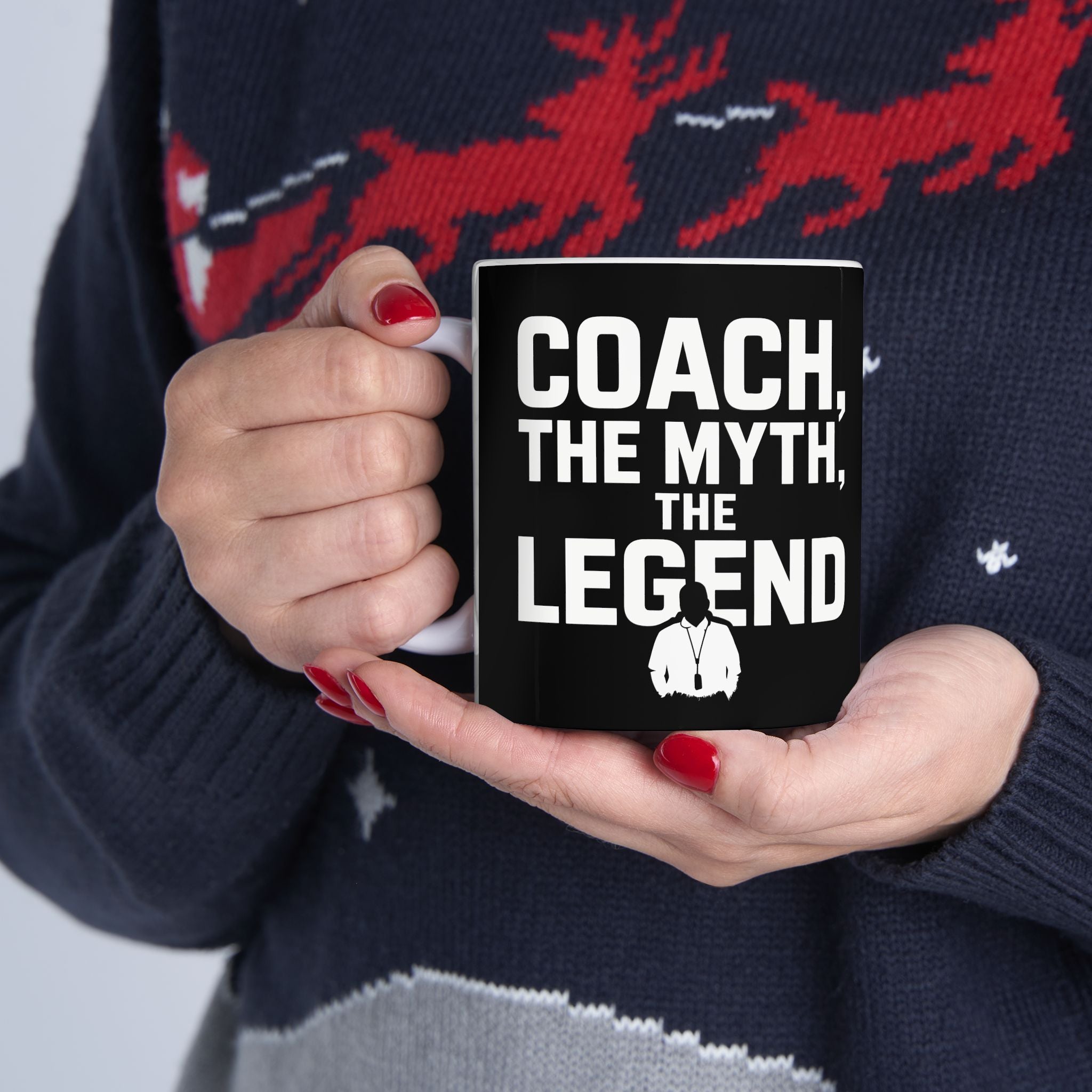 Coach The Myth The Legend Ceramic Mug | Coach Gifts (11oz)