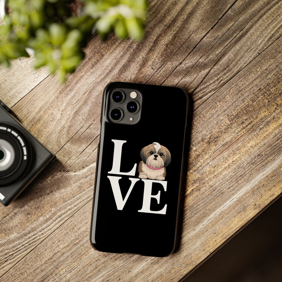Premium Love Shih Tzu iPhone Case | Cute Shih Tzu Slim Phone Cases