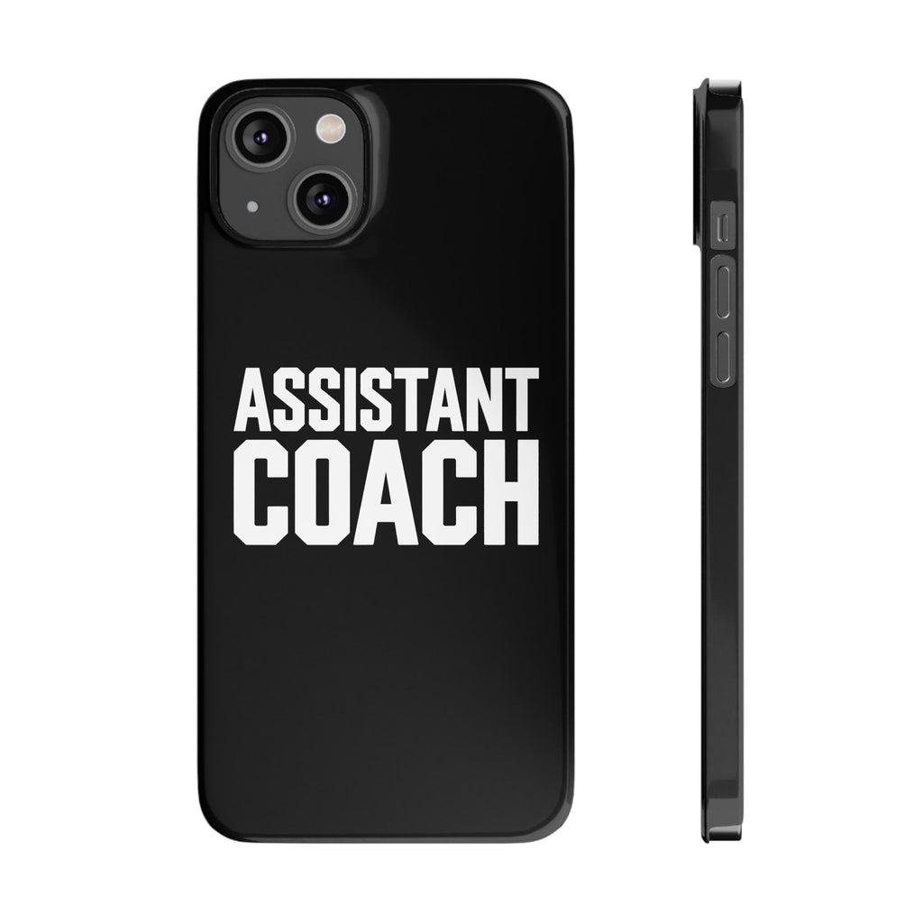 Premium Assistant Coach iPhone Case | Assistant Coach Gifts Slim Phone Cases