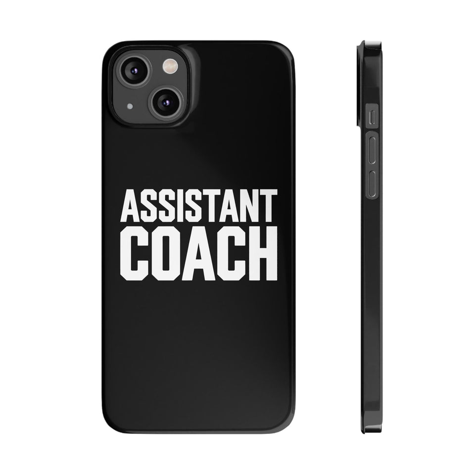 Premium Assistant Coach iPhone Case | Assistant Coach Gifts Slim Phone Cases