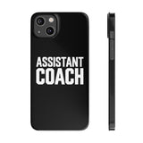 Premium Assistant Coach iPhone Case | Assistant Coach Gifts Slim Phone Cases Premium Assistant Coach iPhone Case | Assistant Coach Gifts Slim Phone Cases