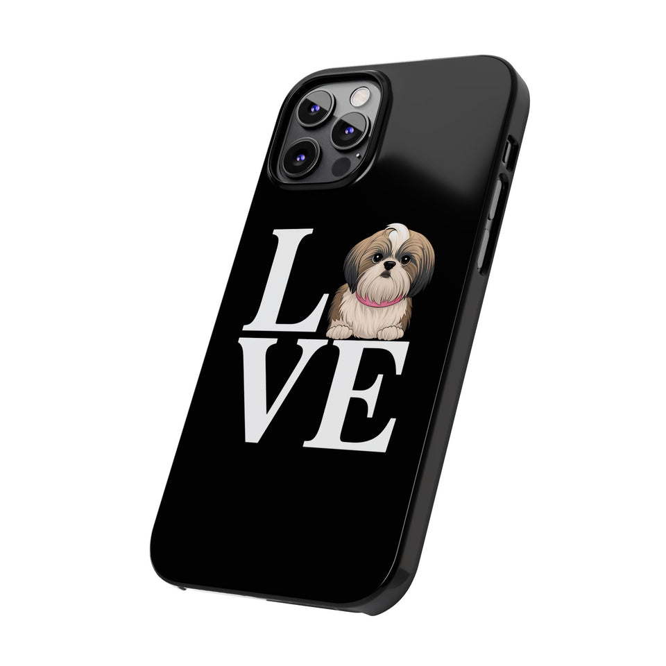 Premium Love Shih Tzu iPhone Case | Cute Shih Tzu Slim Phone Cases