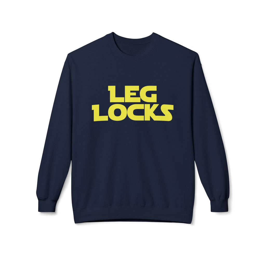 Brazilian Jiu Jitsu Leg Locks BJJ Unisex Midweight Softstyle Fleece Crewneck Sweatshirt