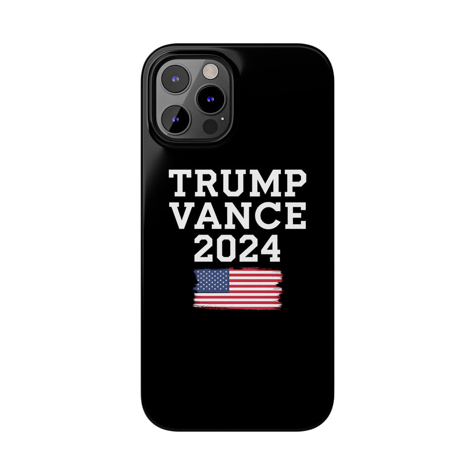 Premium Trump Vance 2024 iPhone Case | Donald Trump Gifts Slim Phone Cases