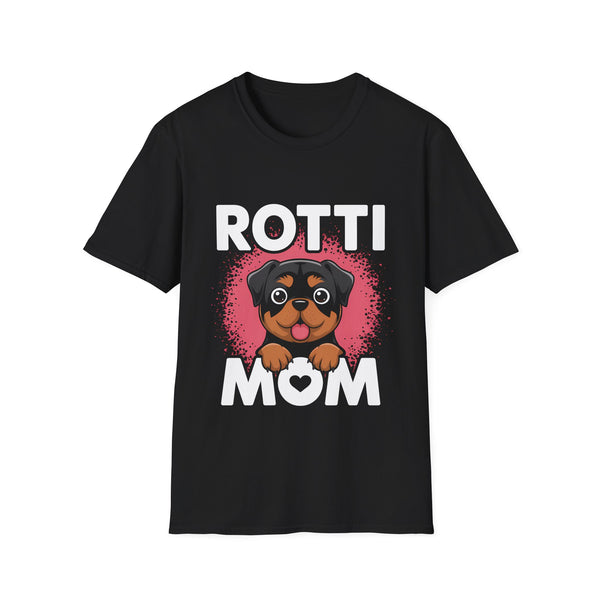 Rottie Mom Rottweiler Dog Mama Mom Unisex T-Shirt