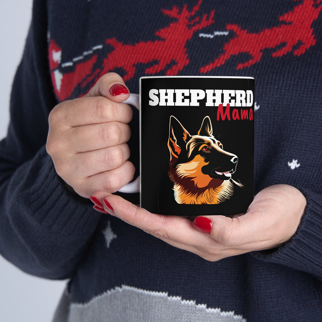 German Shepherd Mama Mug | German Shepherd Gifts | German Shepherd Mama Ceramic Mug 11oz