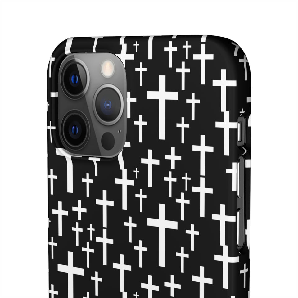 Faith In Jesus iPhone Christian Religion Phone Case | Faith Cross Phone Case | Christian Cross iPhone & Samsung Galaxy Snap Cases