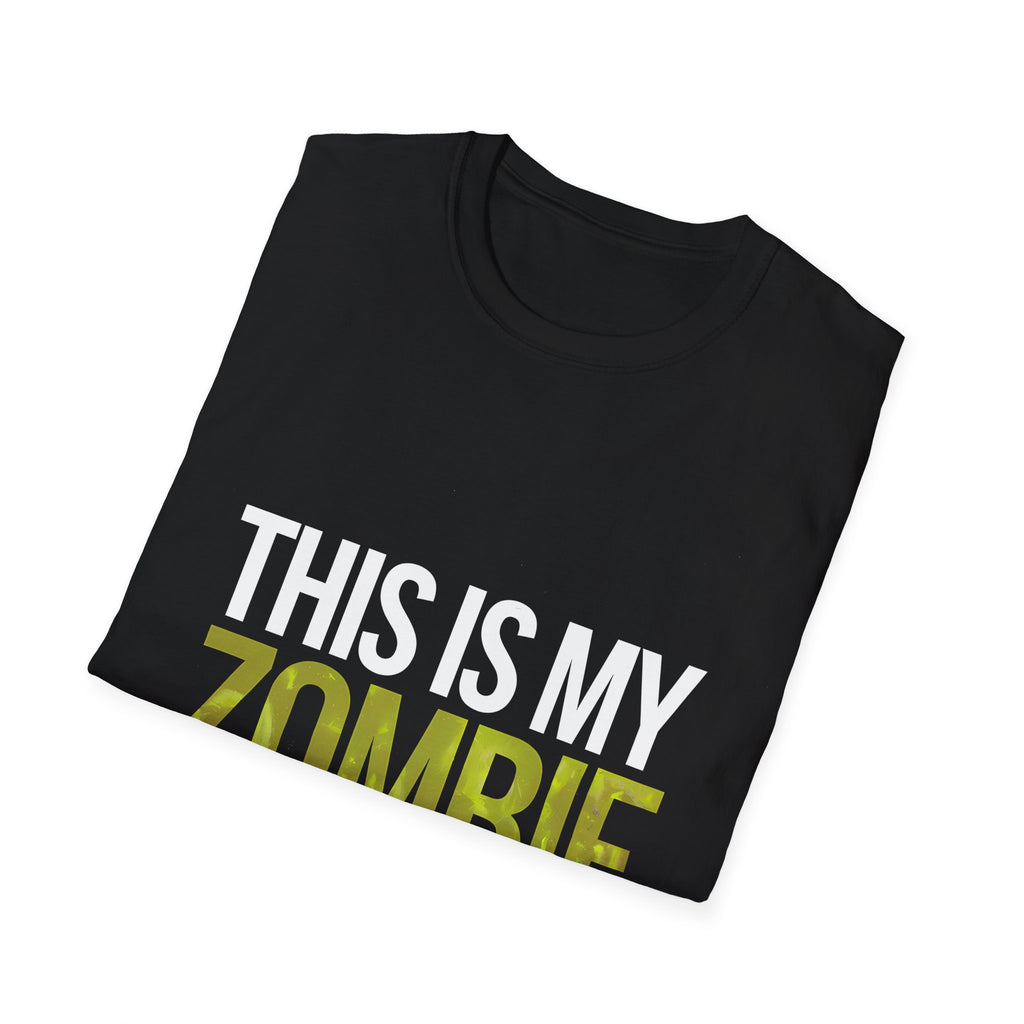 This Is My Zombie Costume T-Shirt | Funny Zombie Halloween Costume Unisex T-Shirt