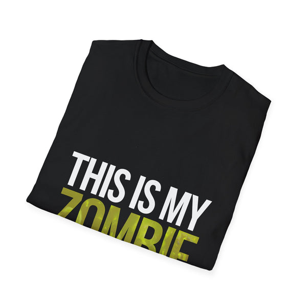This Is My Zombie Costume T-Shirt | Funny Zombie Halloween Costume Unisex T-Shirt