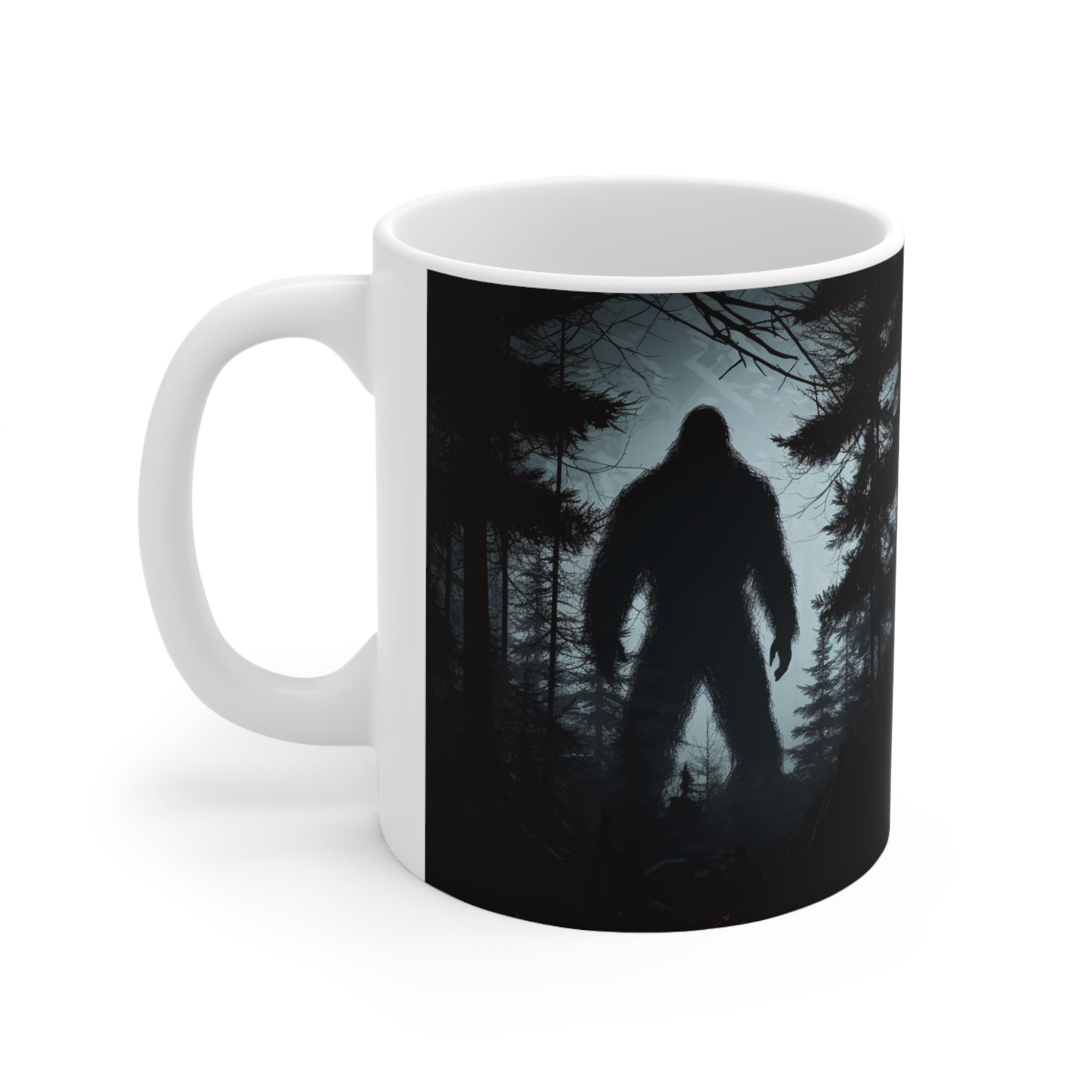 Bigfoot Mug | Bigfoot Gift | Sasquatch Abominable Snowman Ceramic Mug 11oz