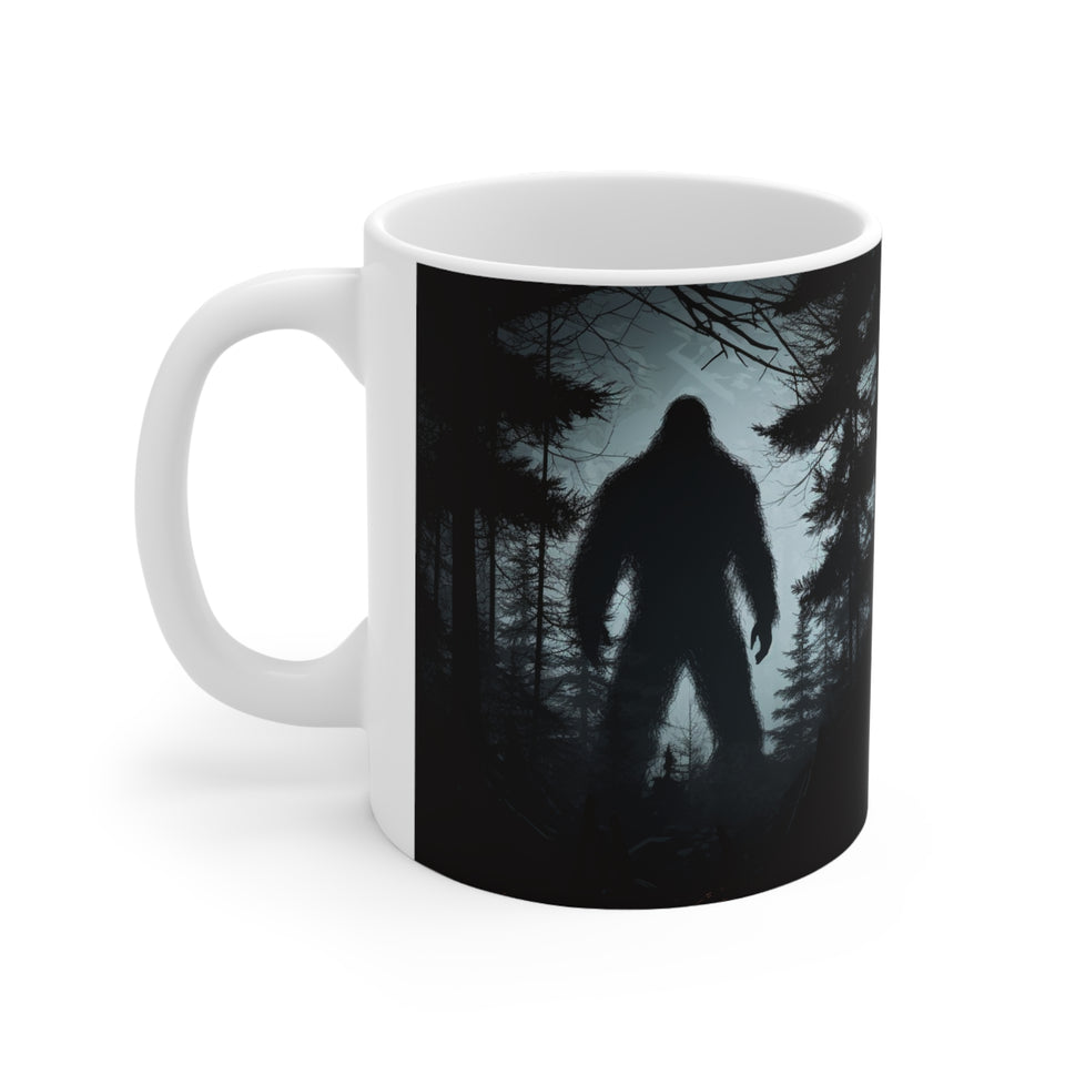 Bigfoot Mug | Bigfoot Gift | Sasquatch Abominable Snowman Ceramic Mug 11oz