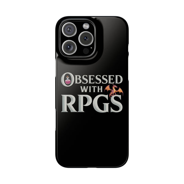 Premium Obsessed With RPGs iPhone Case | Fantasy Role Playing Game Slim Phone Cases