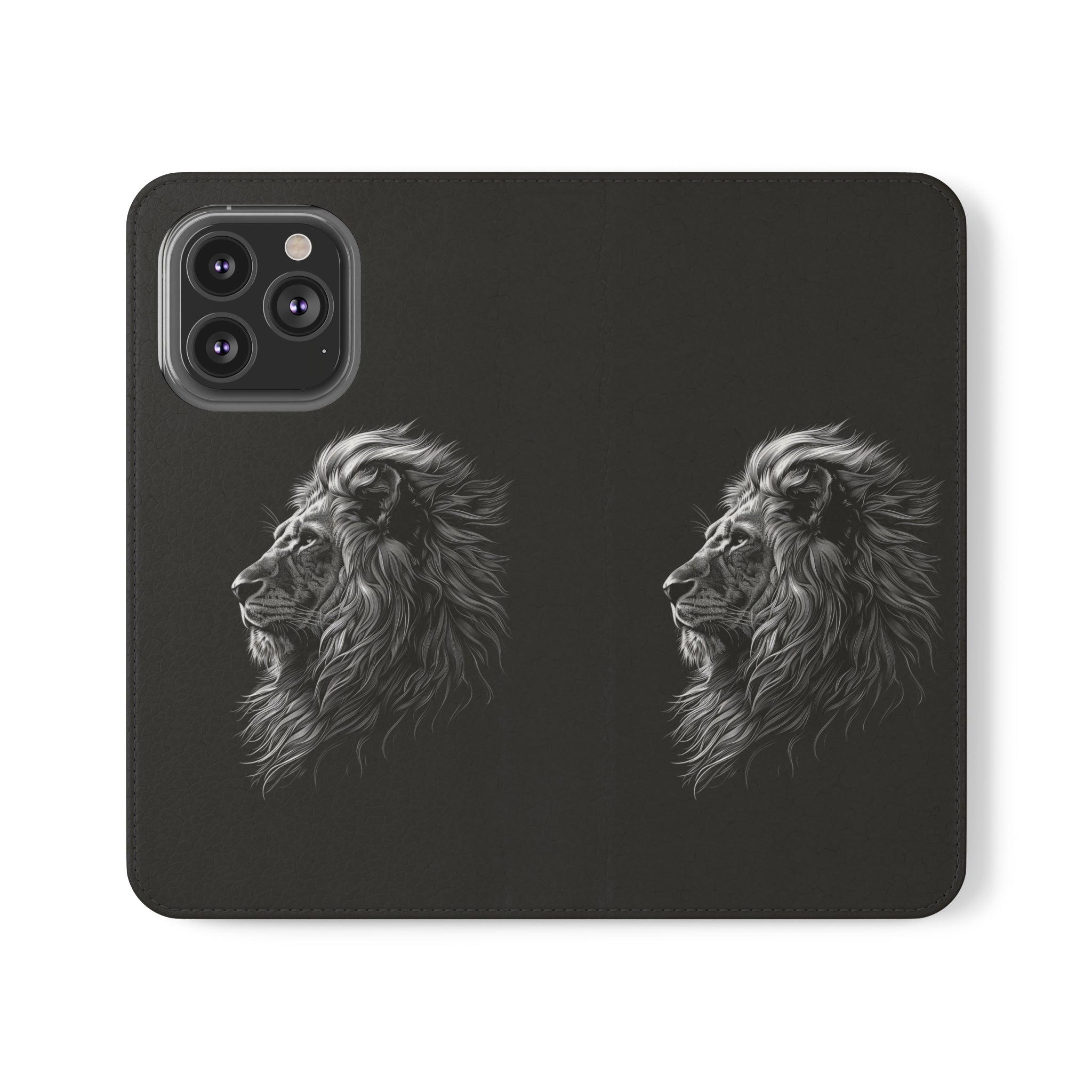 Lion Phone Case | Lion Wallet Phone Case Gifts | IPhone & Samsung Galaxy Lion Flip Cases
