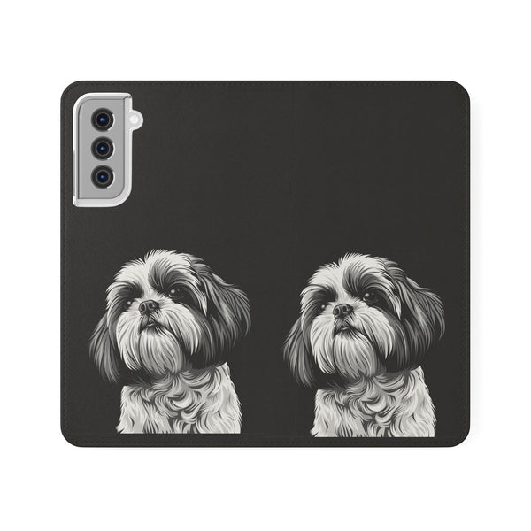 Shih Tzu Phone Case | Shih Tzu Wallet Phone Case | IPhone & Samsung Galaxy Shih Tzu Flip Cases