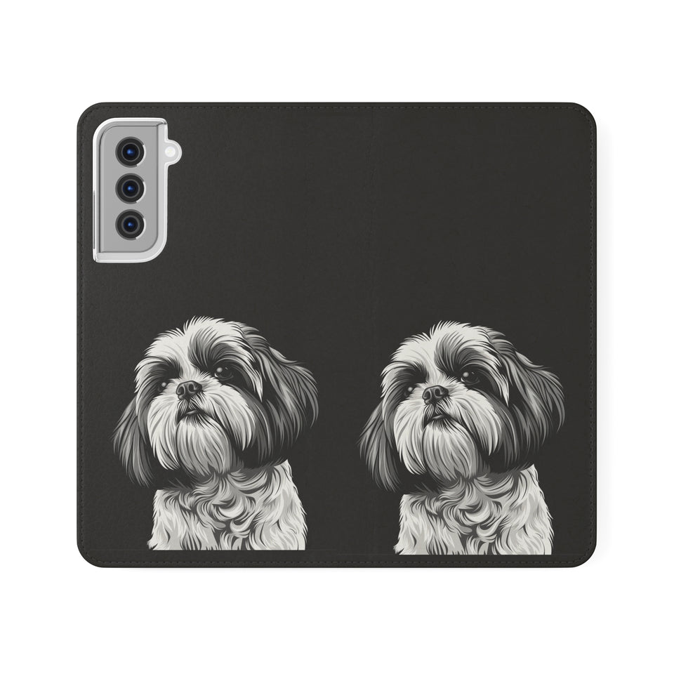 Shih Tzu Phone Case | Shih Tzu Wallet Phone Case | IPhone & Samsung Galaxy Shih Tzu Flip Cases