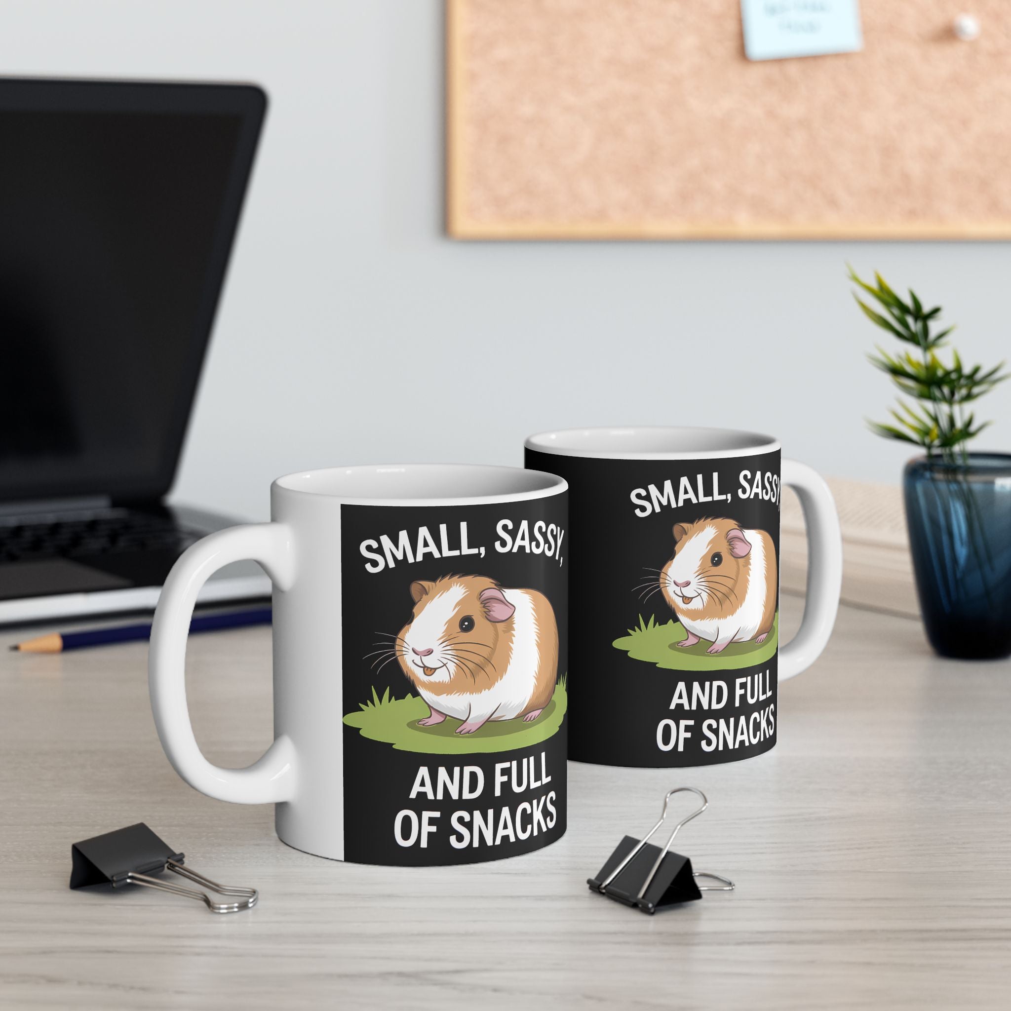 Guinea Pig Mug - Small, Sassy, and Full of Snacks Cute Guinea Pig Mug