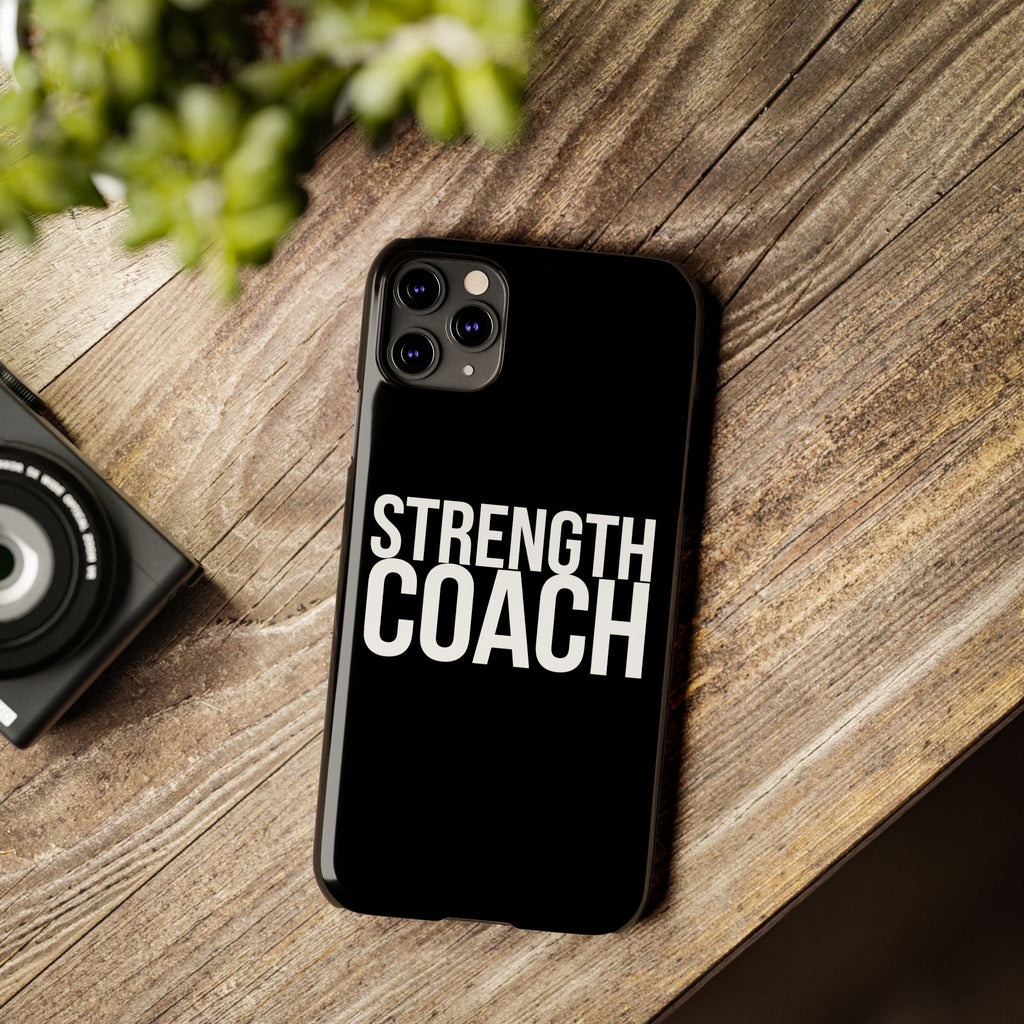 Premium Strength Coach iPhone Case | Strength Coach Gifts Slim Phone Cases