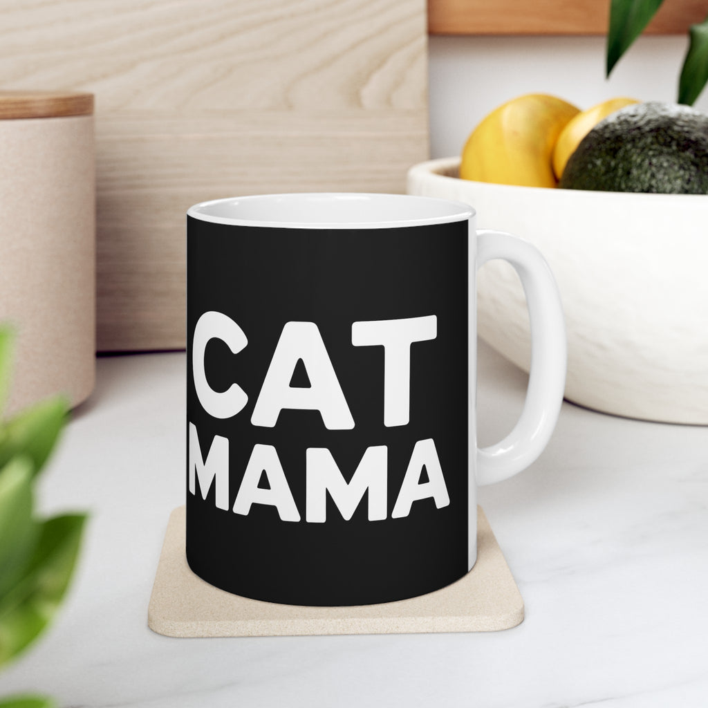Cat Mama Mug | Cat Gift | Cat Coffee Mug | Cat Gift Ideas Mug 11oz