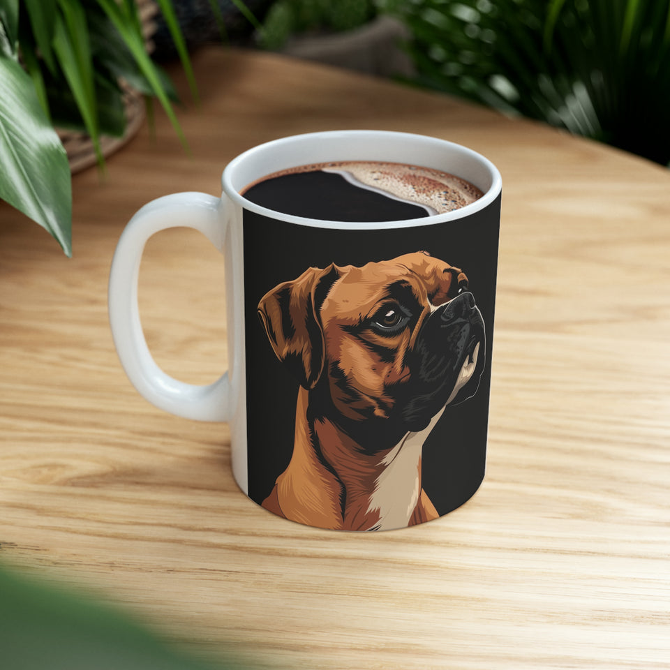 Cute Boxer Mug | Boxer Dog Coffee Mug | Cute Boxer Gifts | Funny Boxer Presents | Boxer Mug 2 11oz