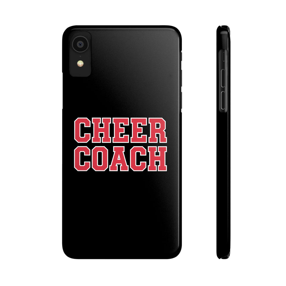 Premium Cheer Coach iPhone Case | Cheer Coach Gifts Slim Phone Cases