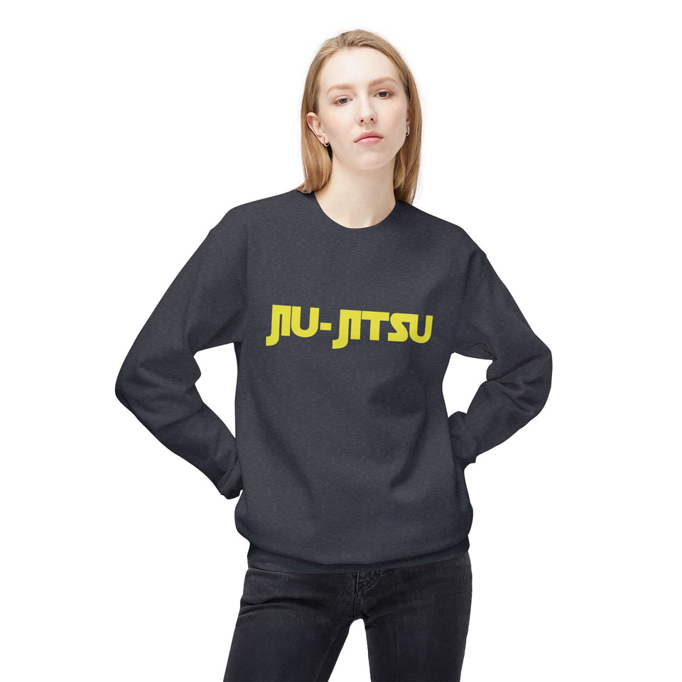 Brazilian Jiu Jitsu Sci Fi BJJ Unisex Midweight Softstyle Fleece Crewneck Sweatshirt