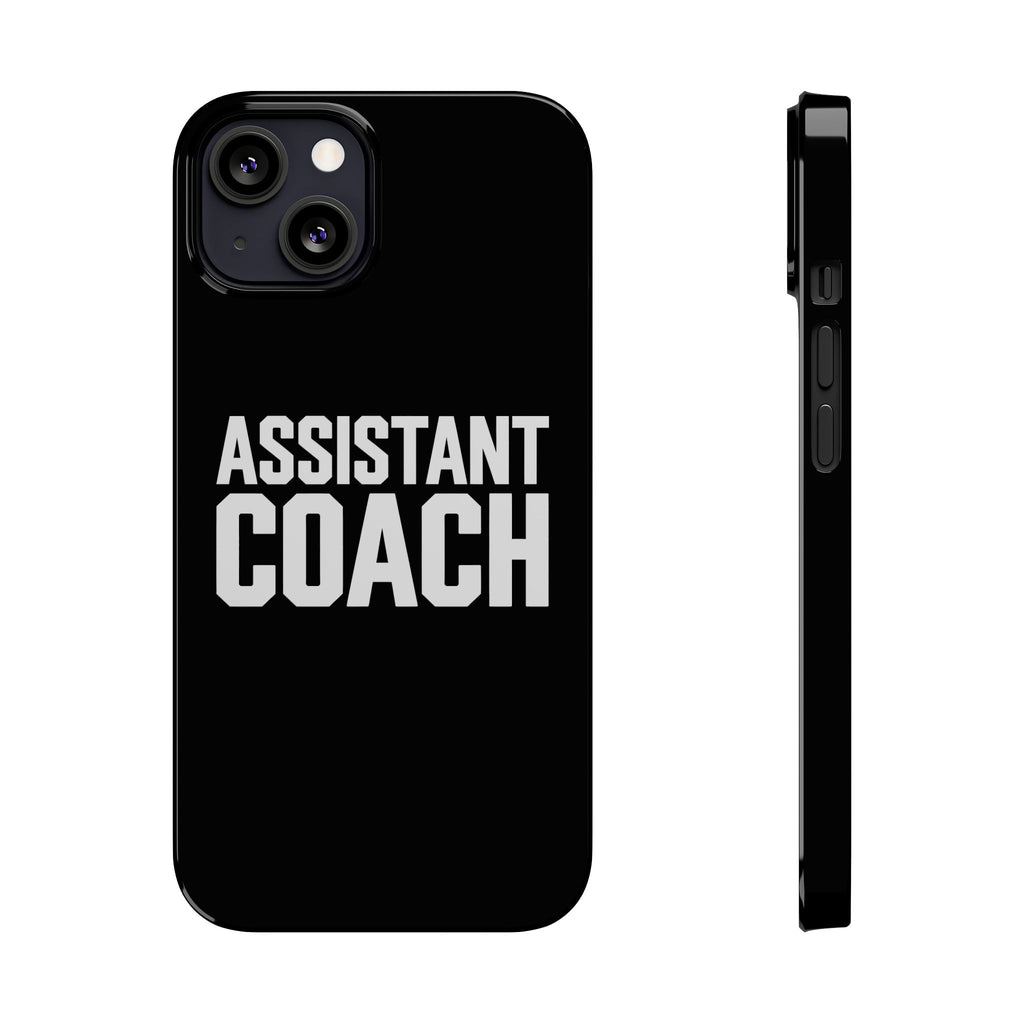 Premium Assistant Coach iPhone Case | Assistant Coach Gifts Slim Phone Cases