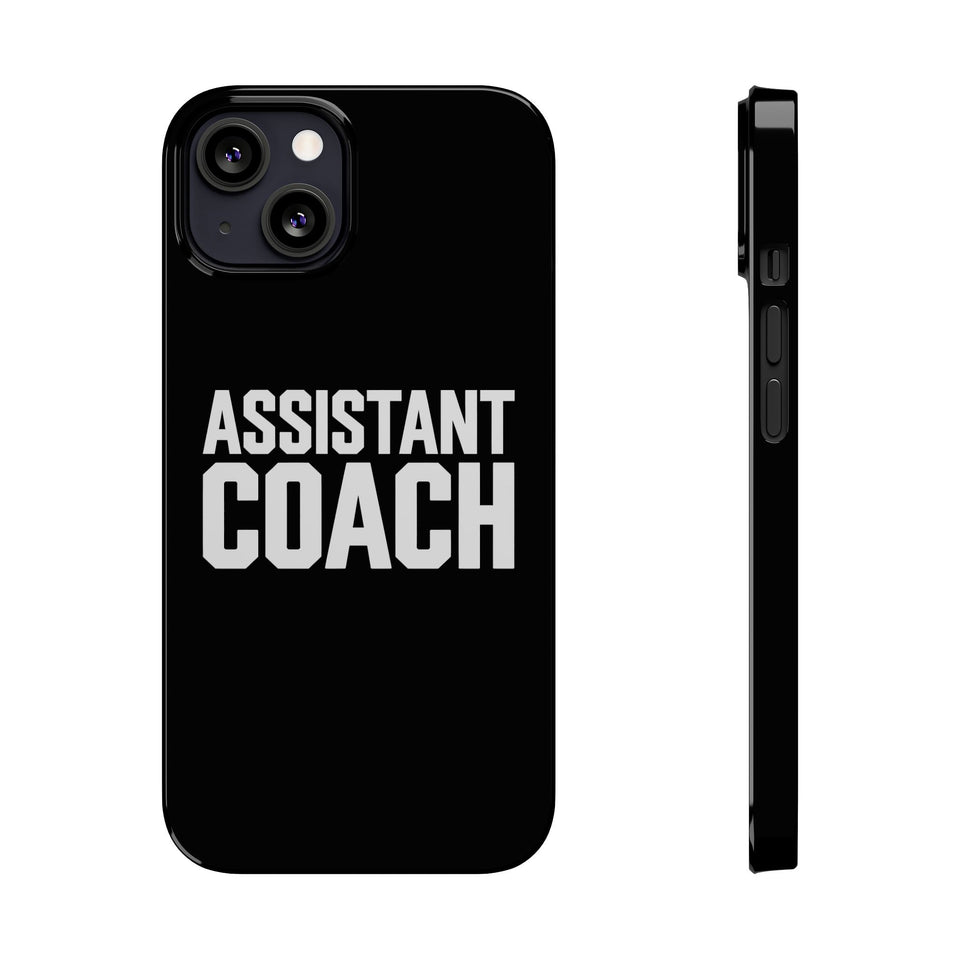 Premium Assistant Coach iPhone Case | Assistant Coach Gifts Slim Phone Cases