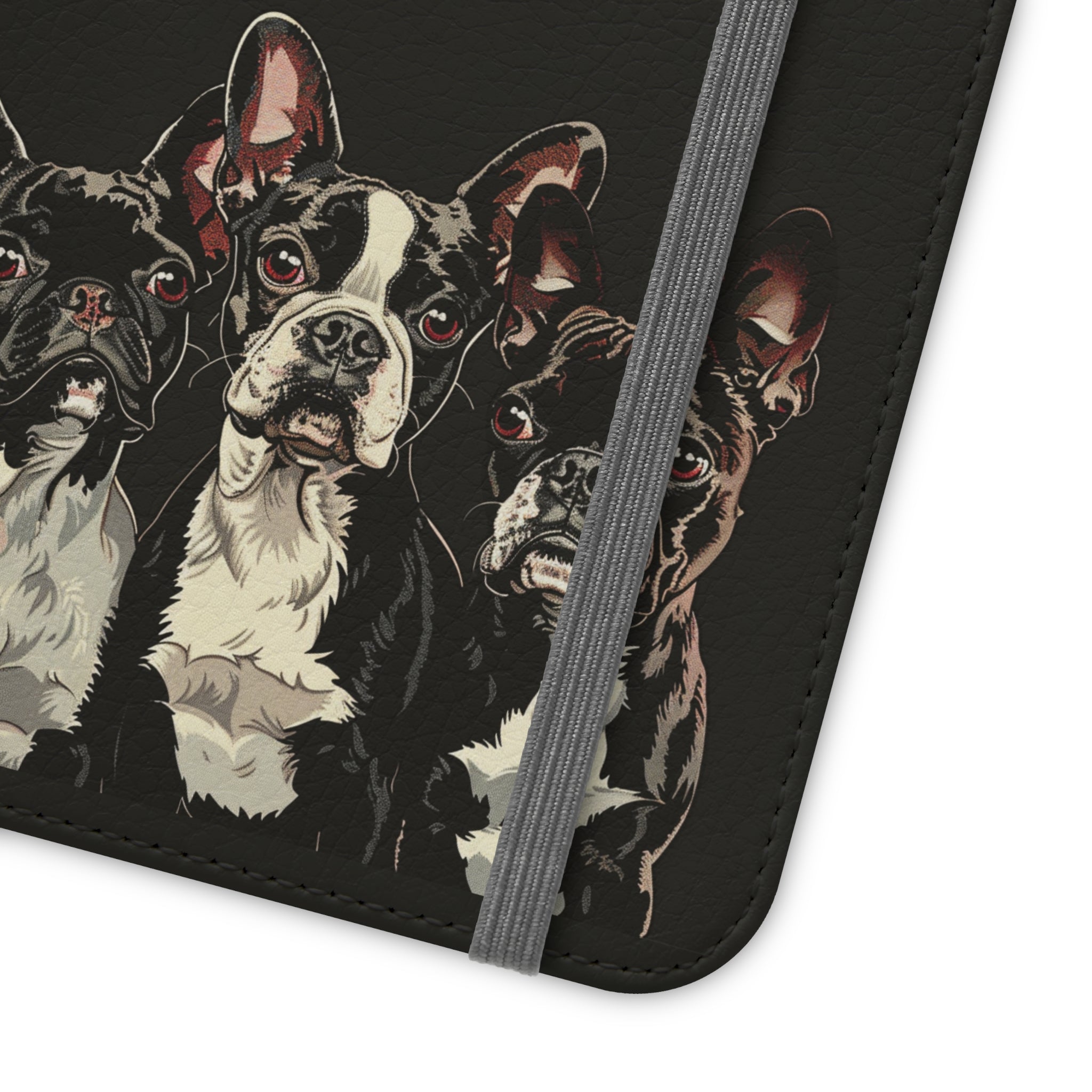 Boston Terrier Phone Case | Boston Terrier Wallet Phone Case | IPhone & Samsung Galaxy Boston Terrier Flip Cases