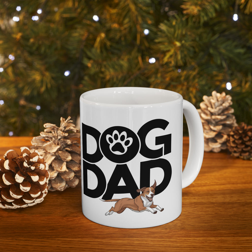 Dog Dad Mug White | Dog Dad Gift | Dog Dad Coffee Mug | Dog Dad Presents Mug 11oz