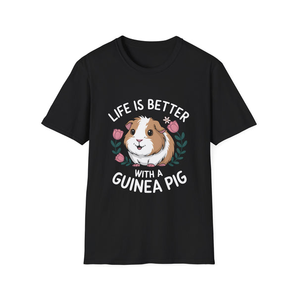 Guinea Pig T-Shirt - Life Is Better With A Guinea Pig Shirt 2