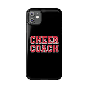 Premium Cheer Coach iPhone Case | Cheer Coach Gifts Slim Phone Cases Premium Cheer Coach iPhone Case | Cheer Coach Gifts Slim Phone Cases