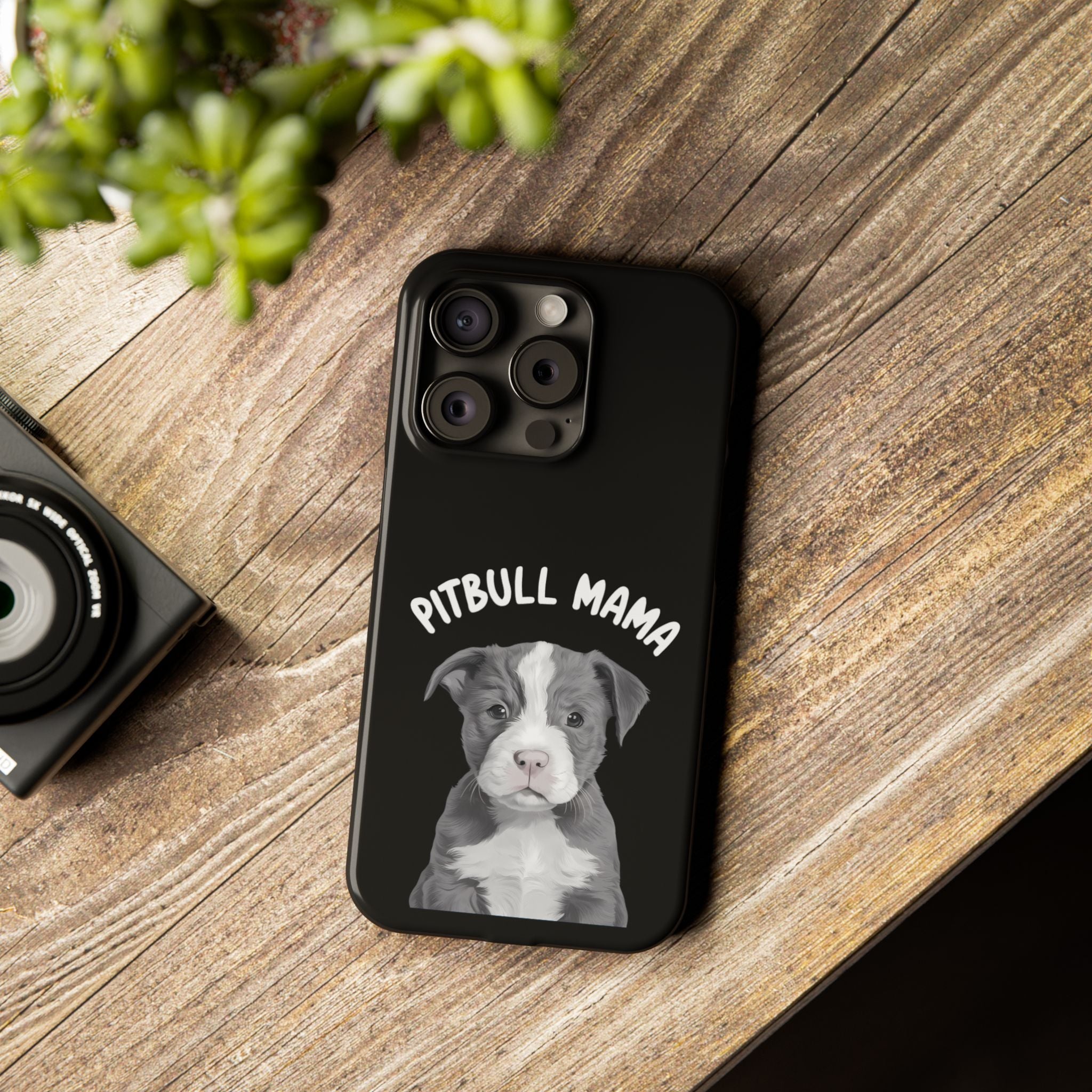 Premium Pitbull Mama iPhone Case | Pitbull Gifts Slim Phone Cases