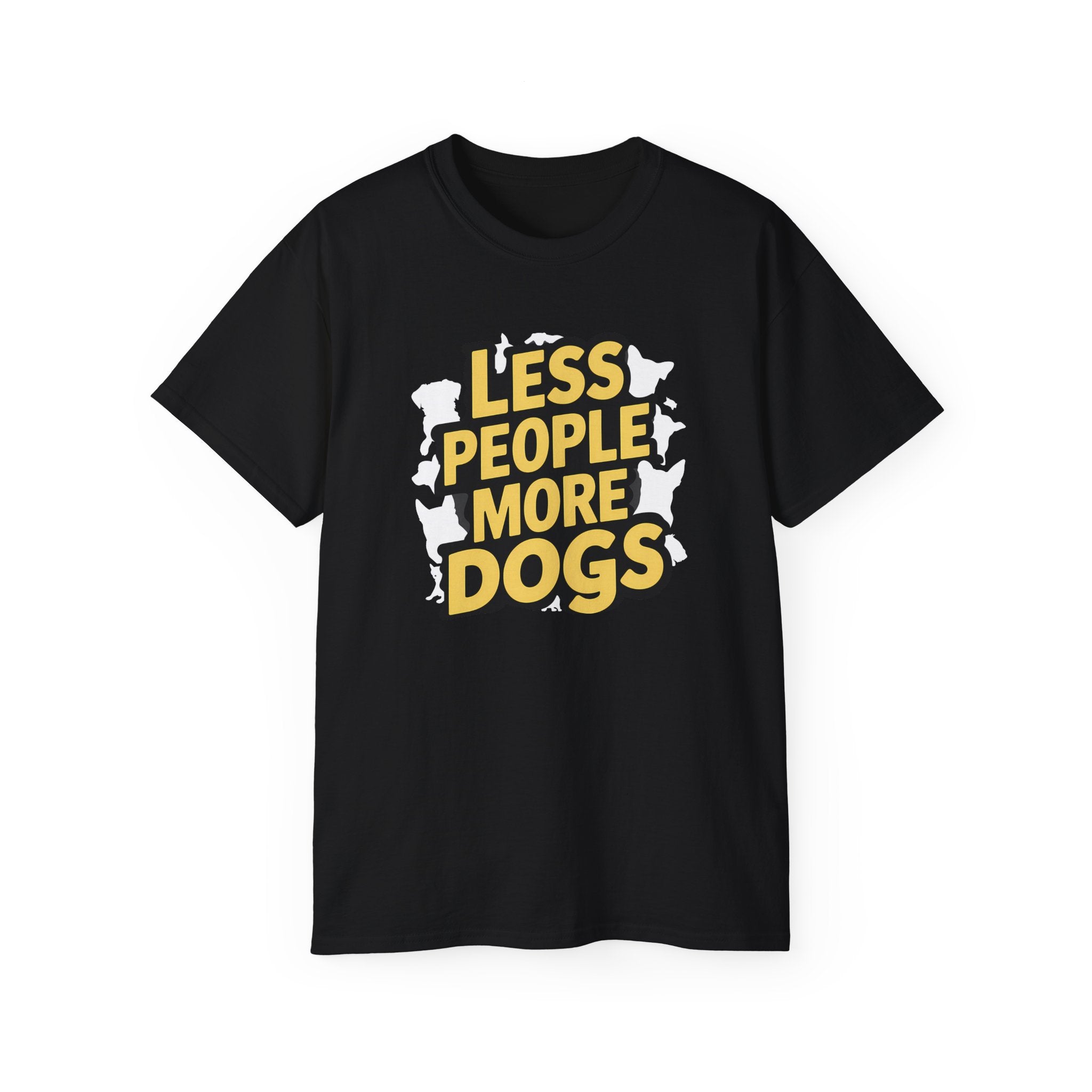 Less People More Dogs Shirt | Dog Gift | Dog Merchandise | Dog Gifts | Dog Presents Unisex Dog Shirts