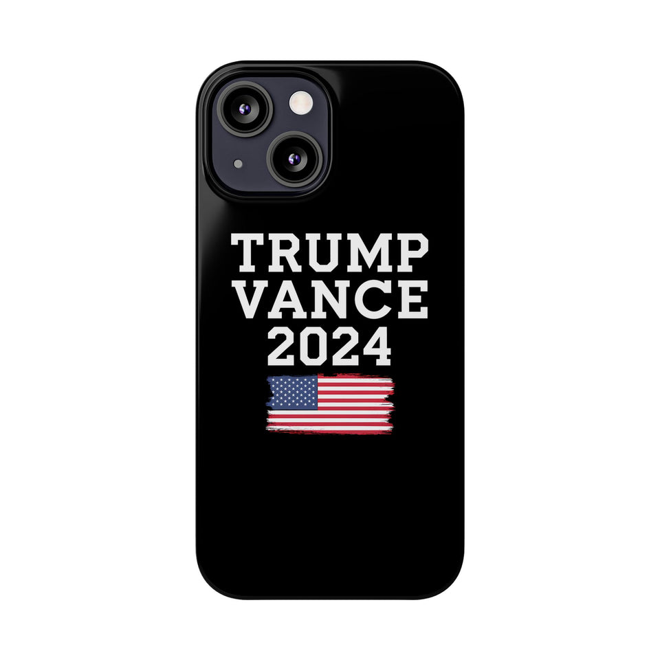 Premium Trump Vance 2024 iPhone Case | Donald Trump Gifts Slim Phone Cases