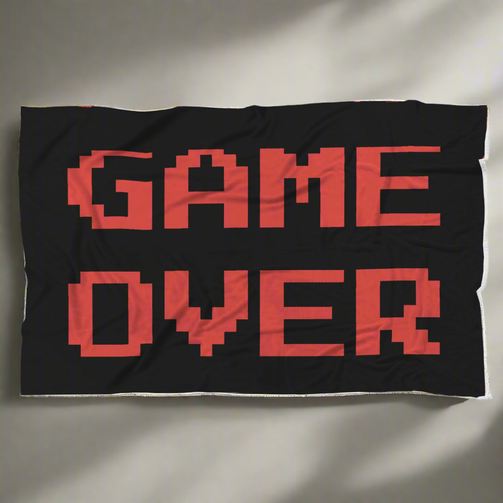 Game Over - Video Gamer Blanket Main image