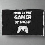 Mom By Day Gamer By Night Video Gamer Blanket Mom By Day Gamer By Night Video Gamer Blanket
